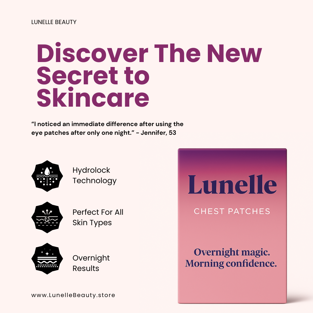 Lunelle Overnight Chest Patches - Set of 3 Patches