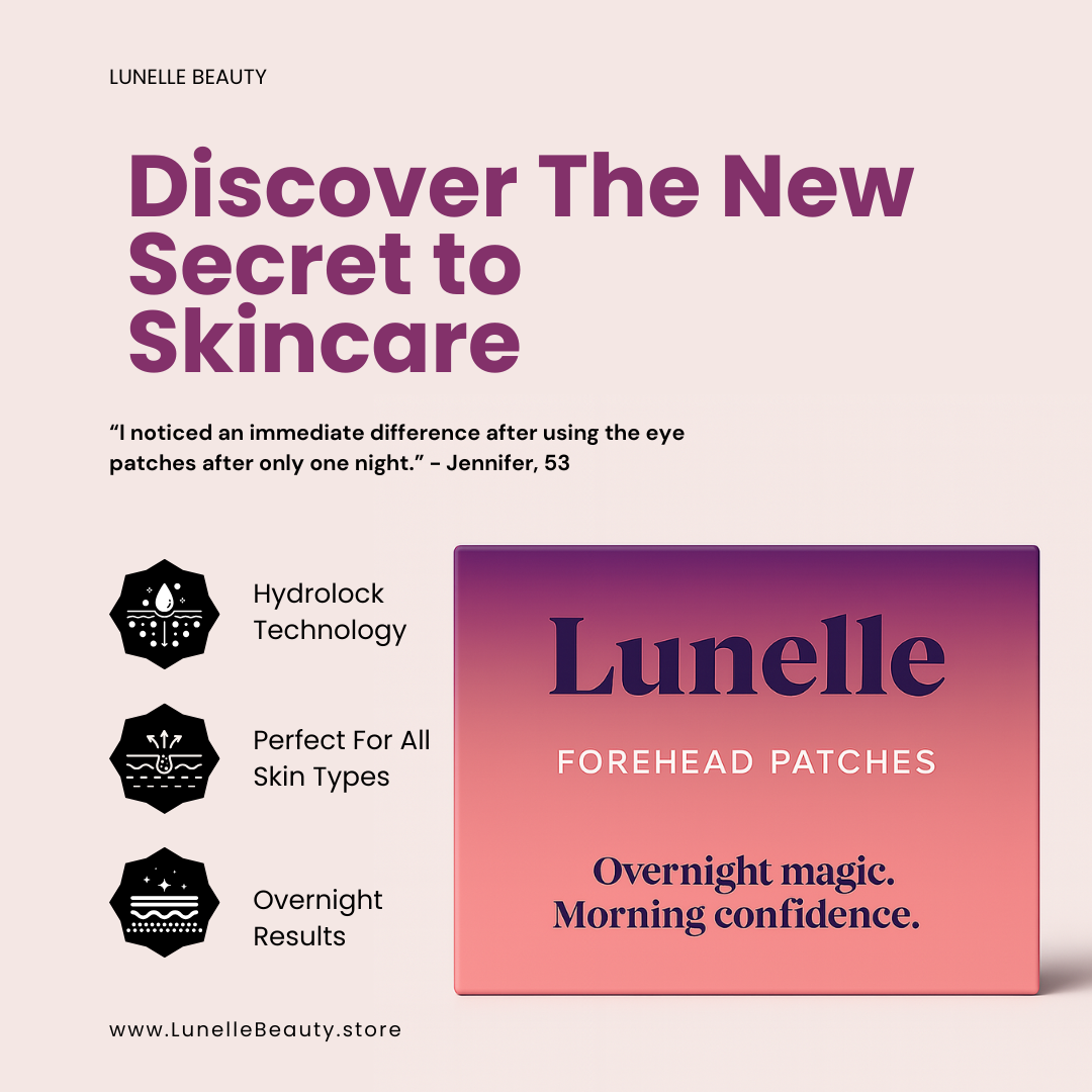 Lunelle Overnight Forehead Patch - Set of 3 Patches