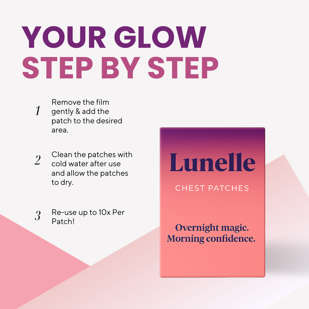 Lunelle Overnight Chest Patches - Set of 3 Patches