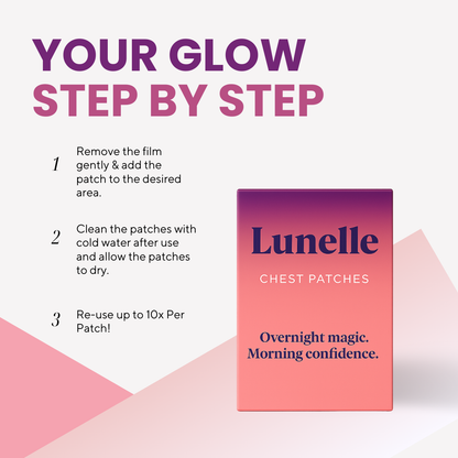 Lunelle Overnight Chest Patches - Set of 3 Patches